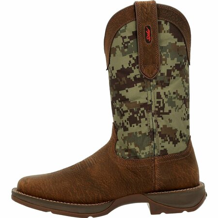 Durango Rebel by Green Digi Camo Western Boot, DARK BROWN GREEN DIGI CAMO, W, Size 7 DDB0329